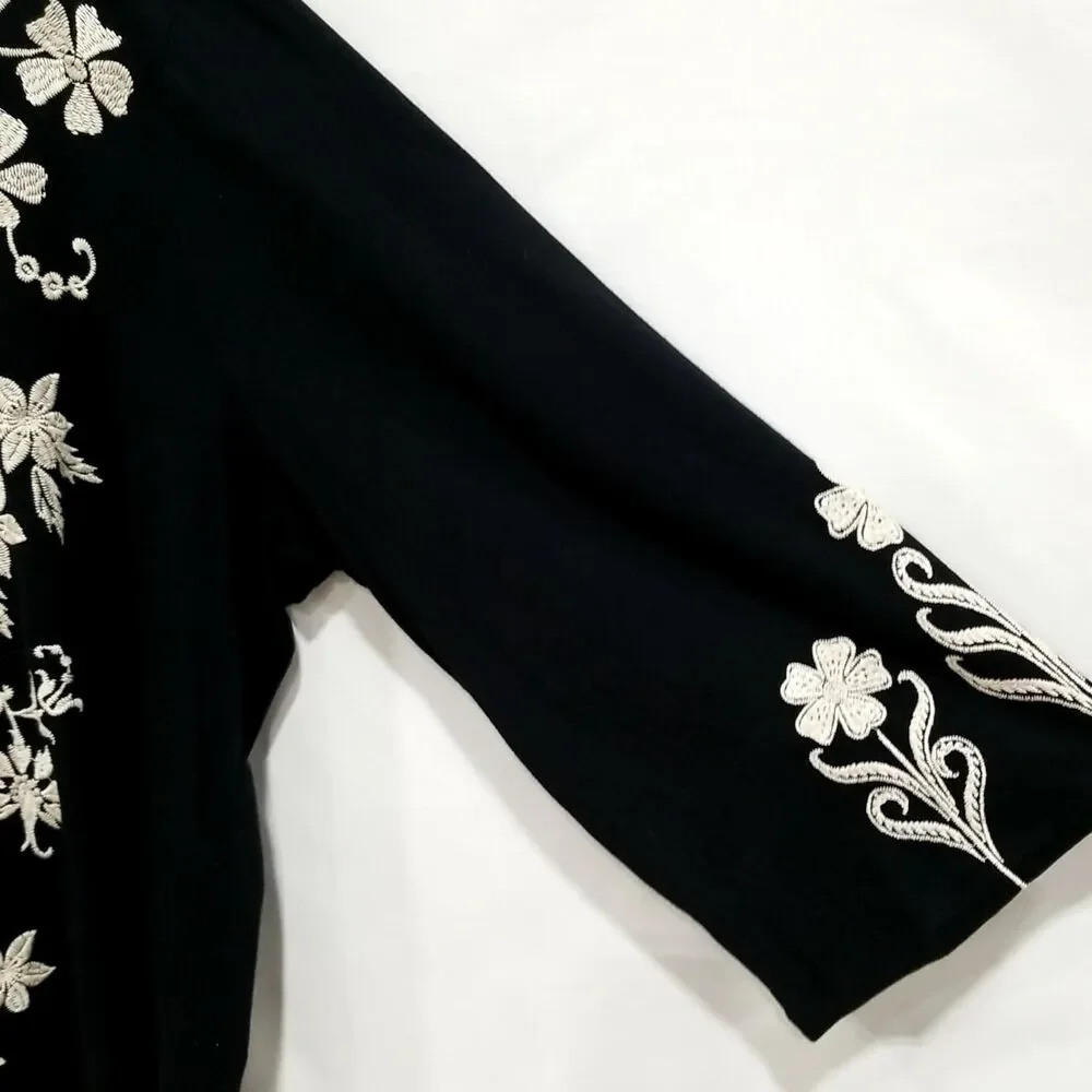 Johnny Was Talithia Cotton Crew Neck - Size 2X - Picture 6 of 7